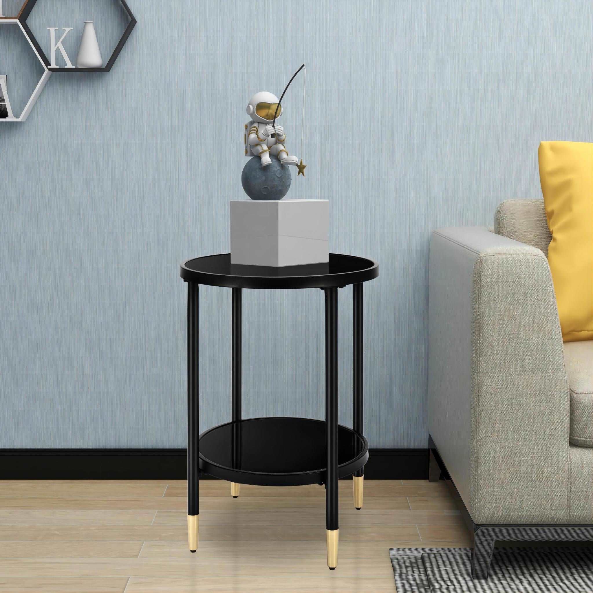 17.7” Round End Table