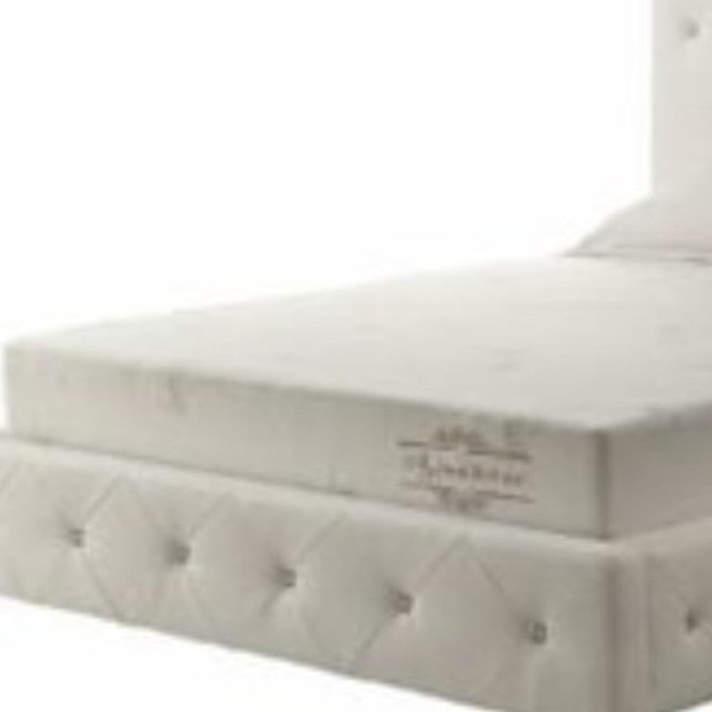 6" White Full Aloe Vera Infused Memory Foam Mattress