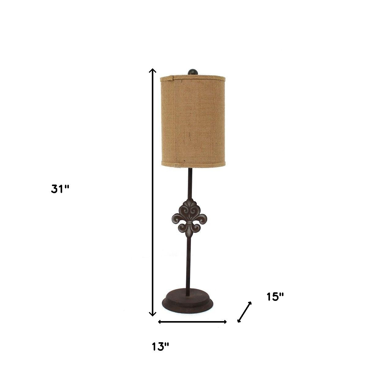 13 X 15 X 31 Bronze Traditional - Table Lamp