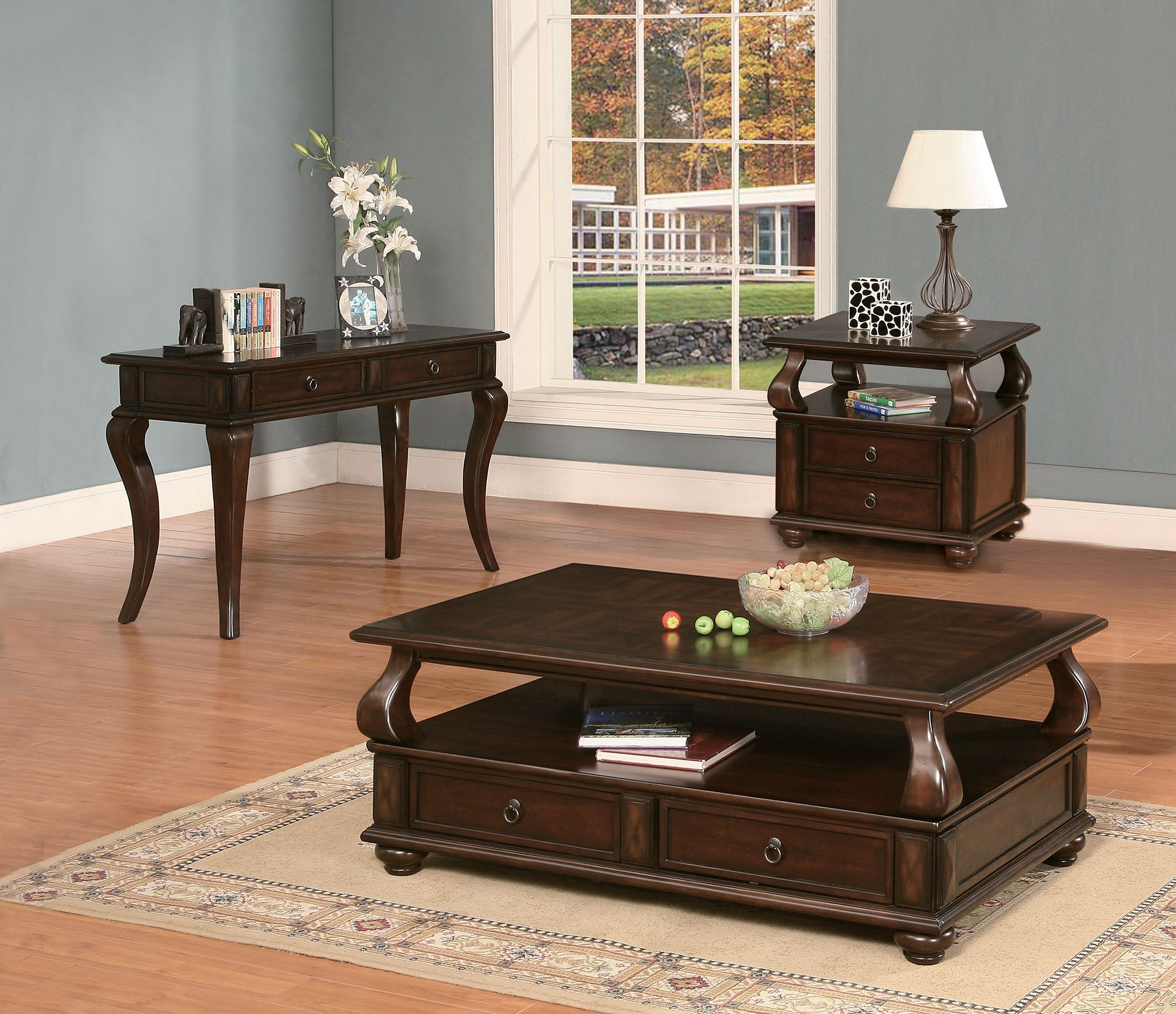 50" X 32" X 20" Walnut Coffee Table