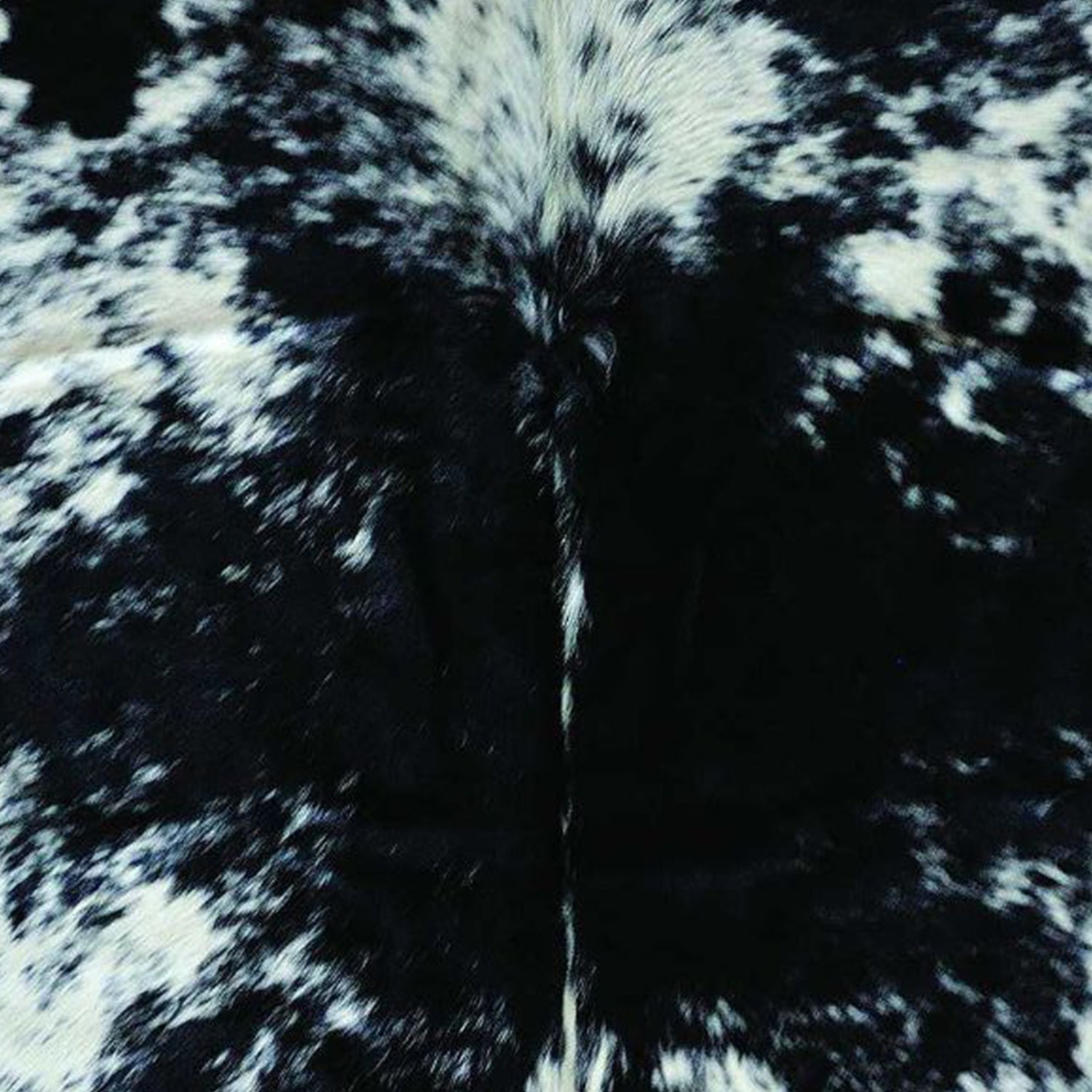 72" X 84" Salt & Pepper Black White Cowhide - Rug