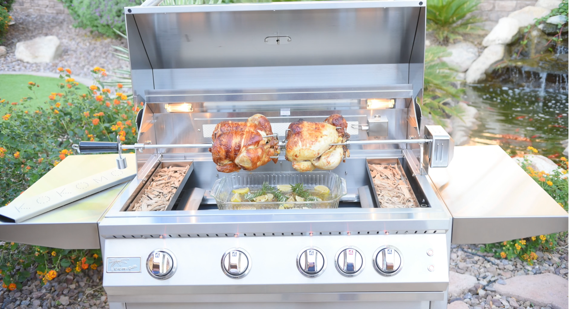 Kokomo 32” Built in Gas Grill (4 Burner/Back Burner)