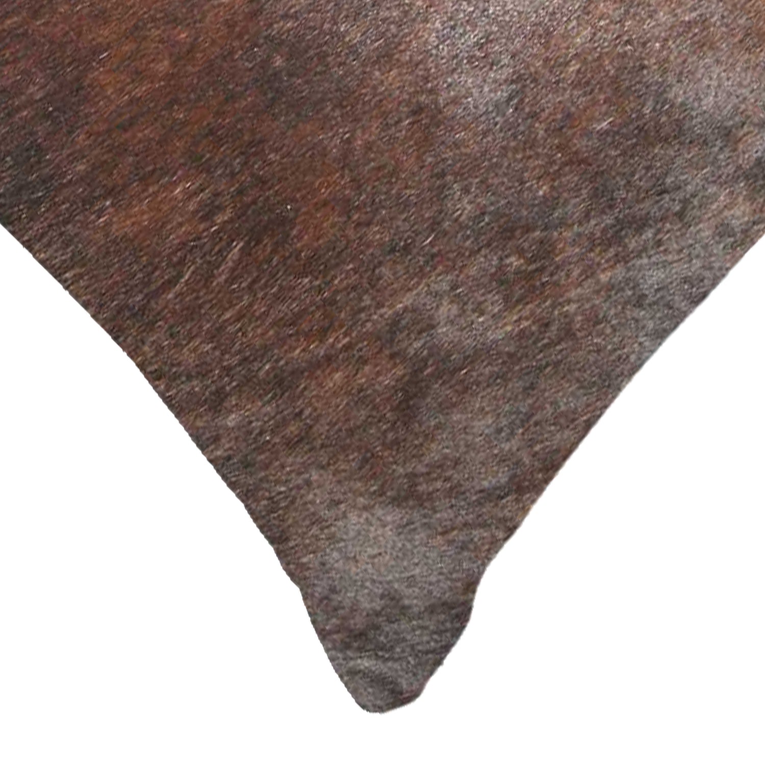 12" X 20" X 5" Brown Cowhide  Pillow