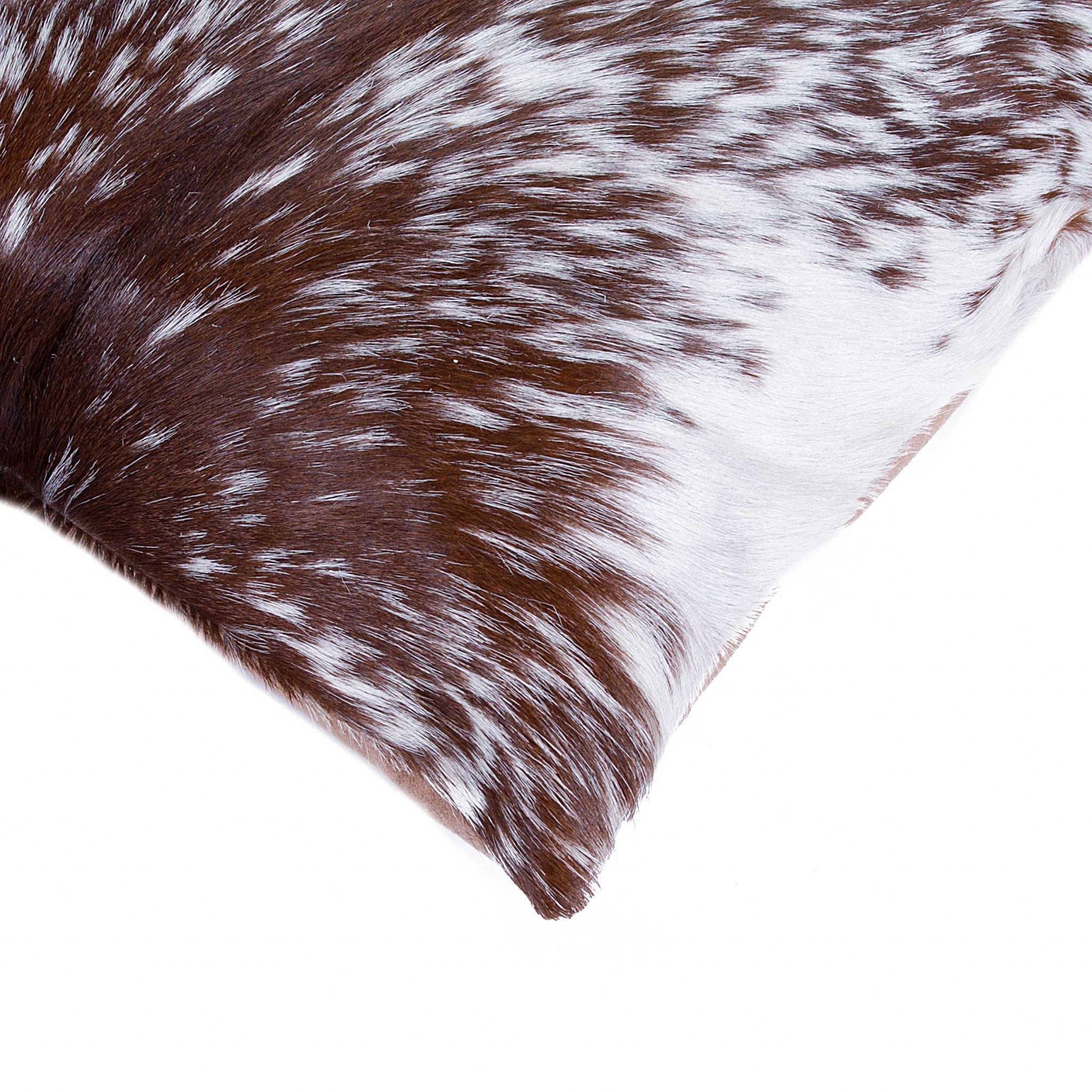 Salt And Pepper Cowhide Pillow 2 Pack