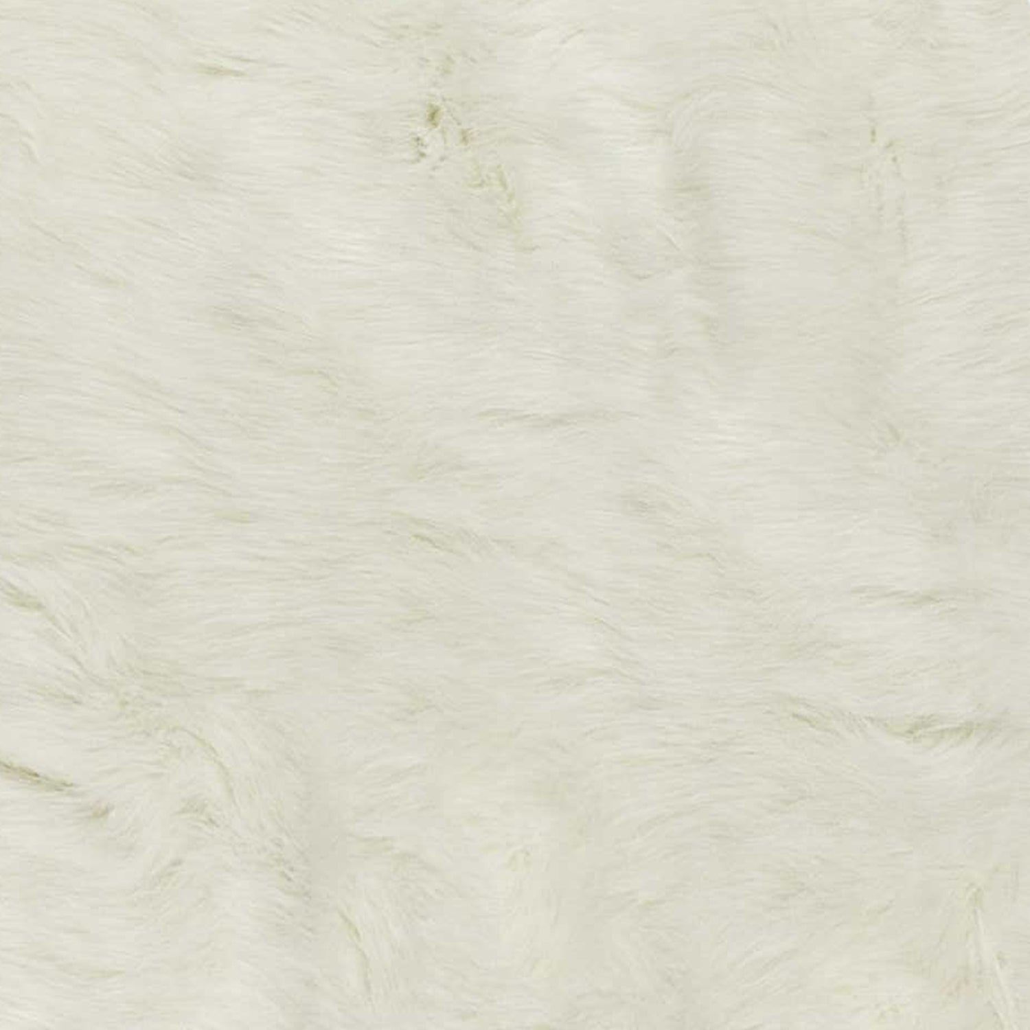 5' X 8' Super Soft Off White Faux Hide Area Rug