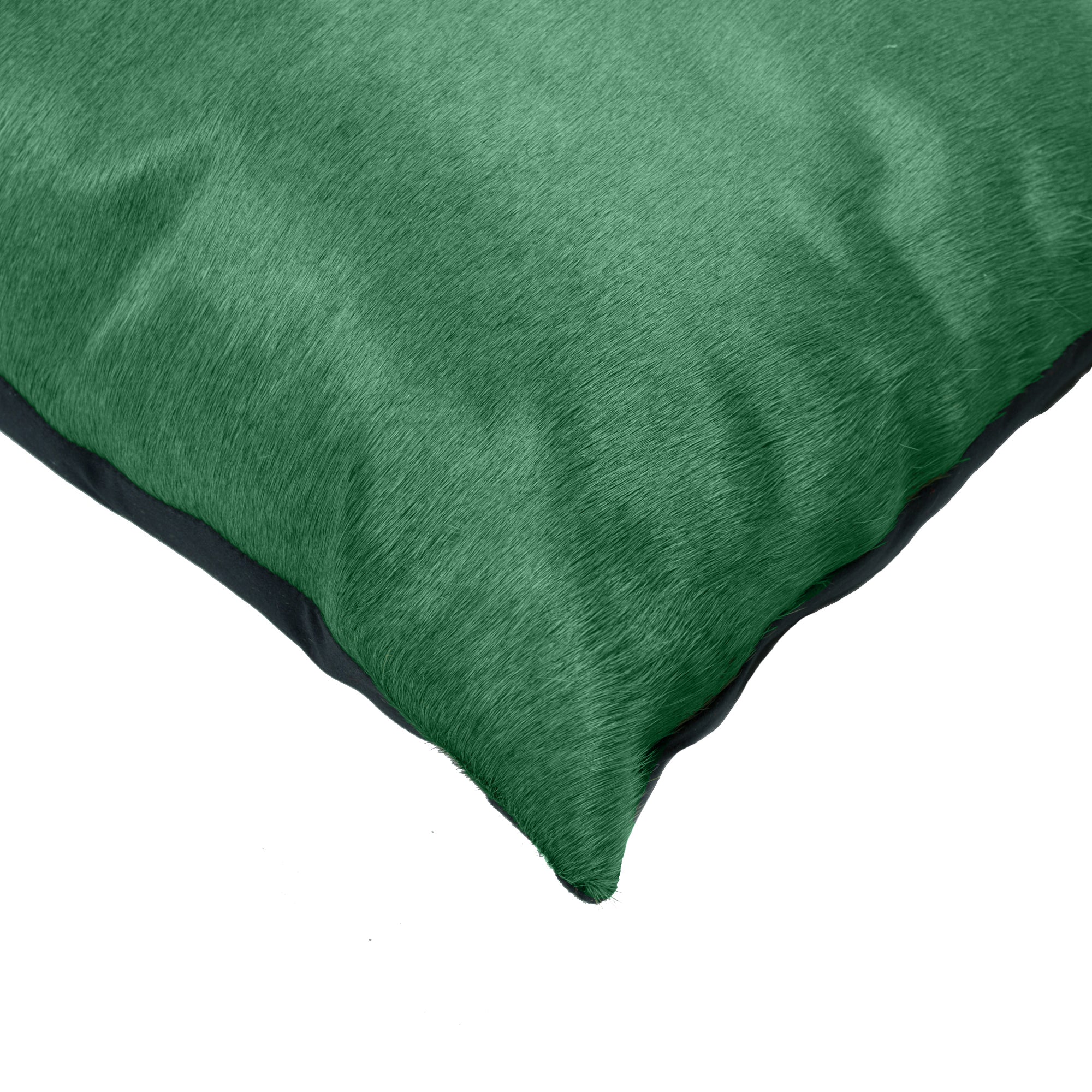 12 X 20 Green Cowhide Throw Pillow