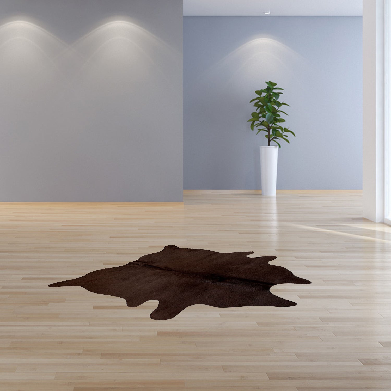 60" X 84" Chocolate Cowhide - Area Rug