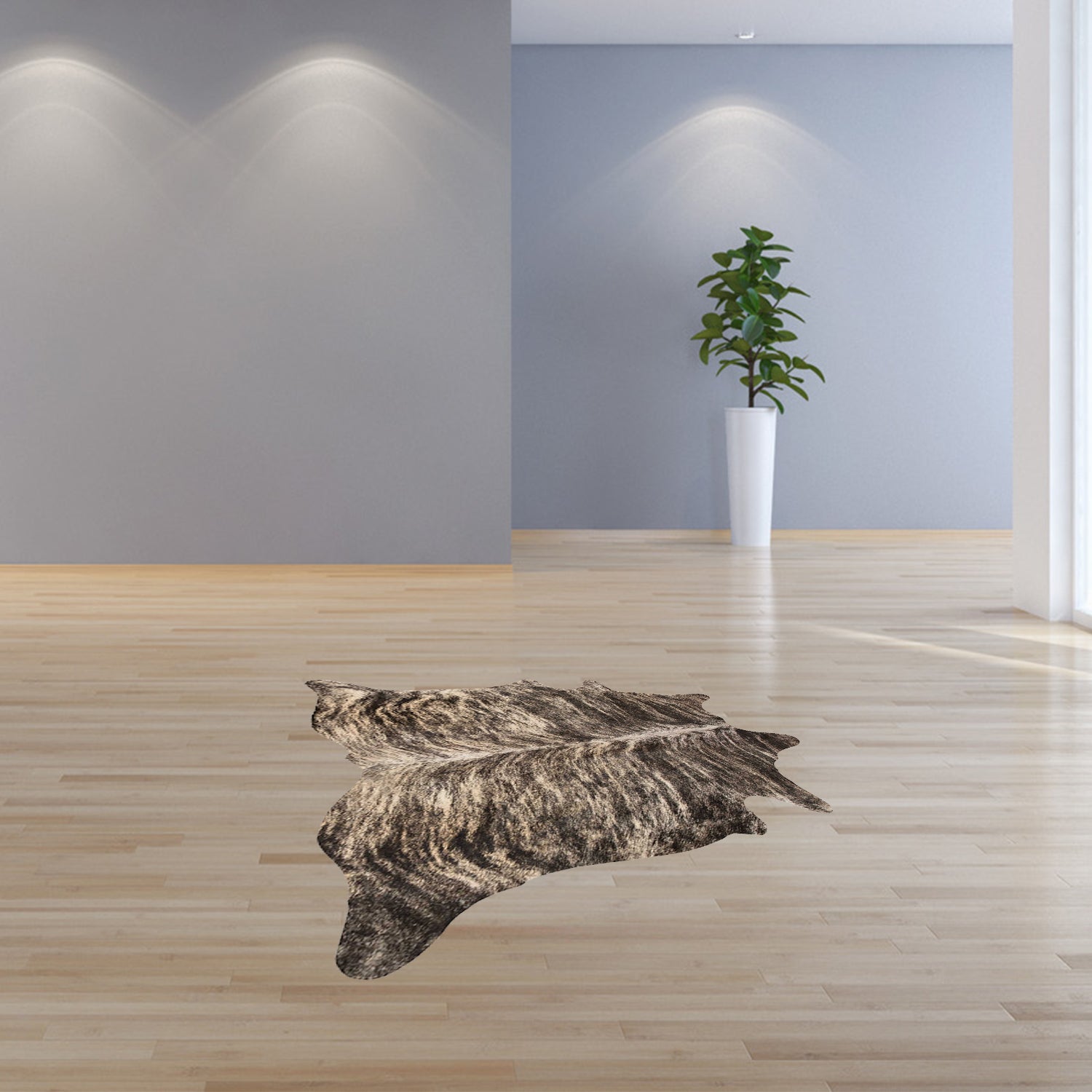 60" X 84" Exotic Zebu Cowhide - Area Rug