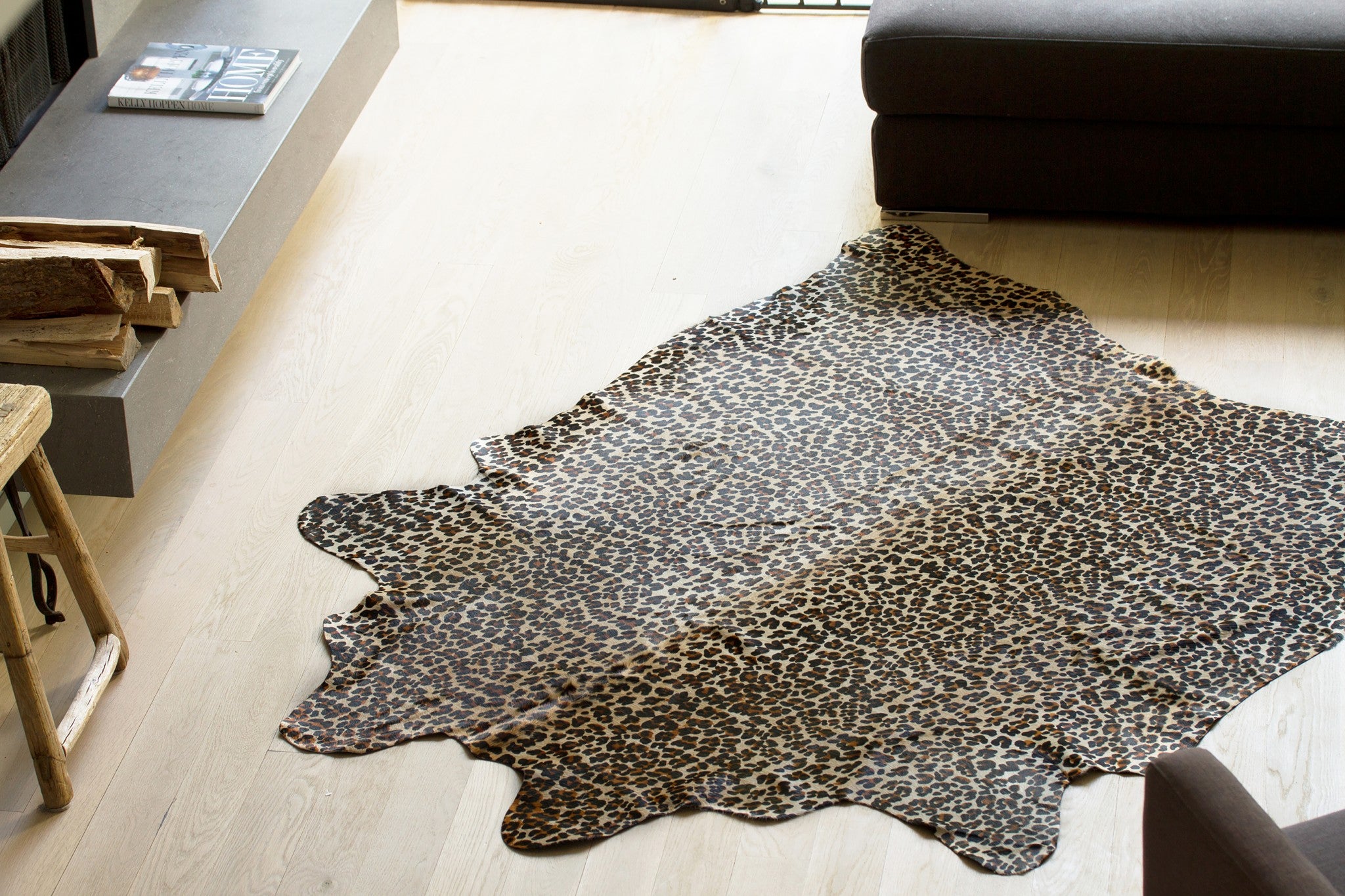 60" X 84" Leopard Cowhide - Area Rug