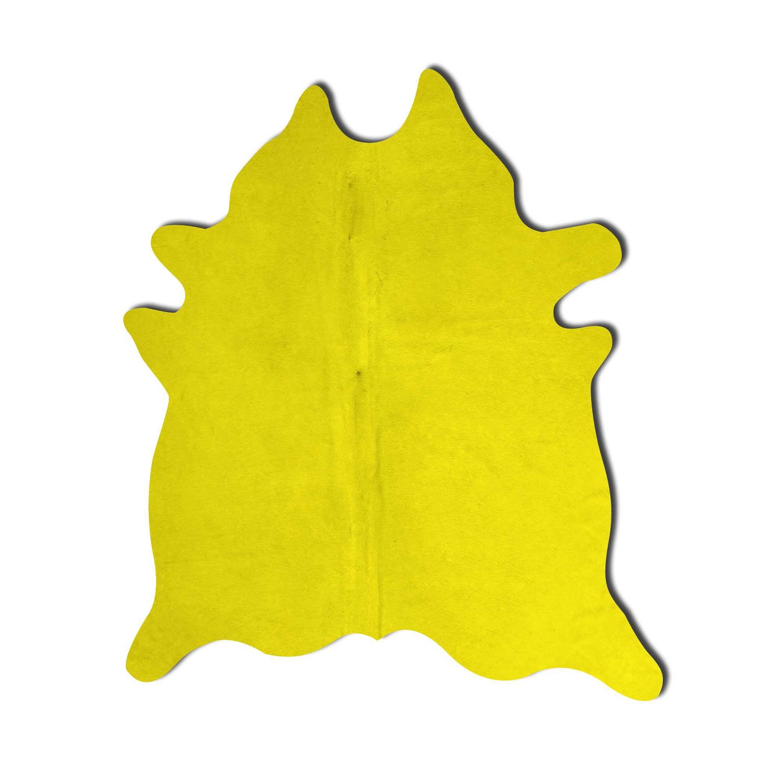 60" X 84" Yellow Cowhide - Area Rug