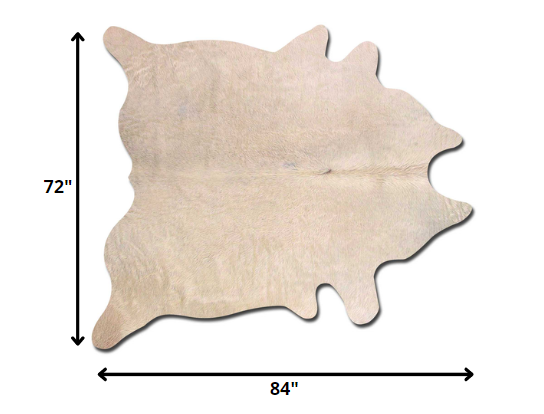 72" X 84" Natural Cowhide  Area Rug