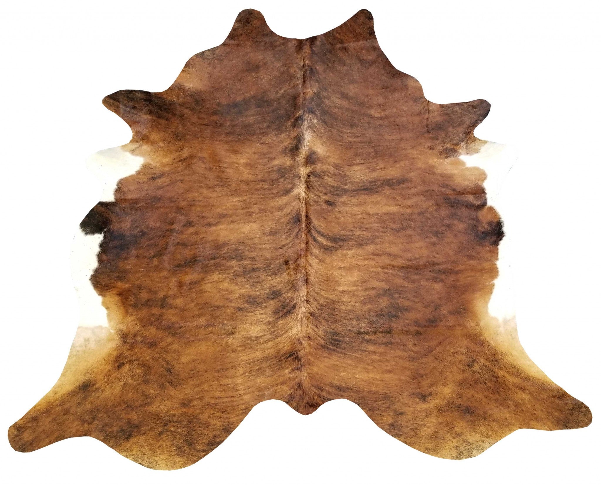 6 Ft Classic Brindled Cowhide Rug