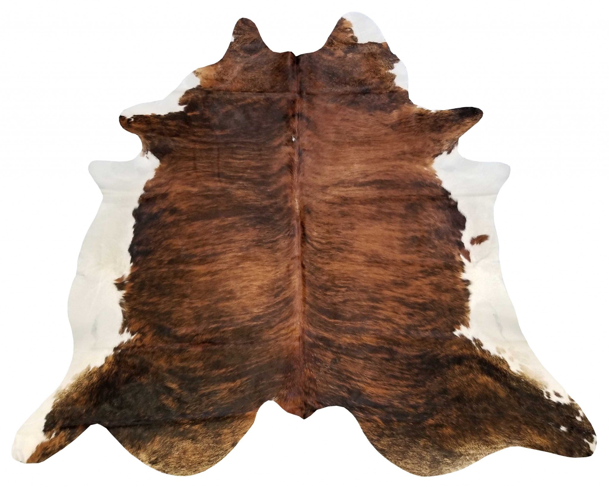 6.5 Ft  Classic Brindled Cowhide Rug