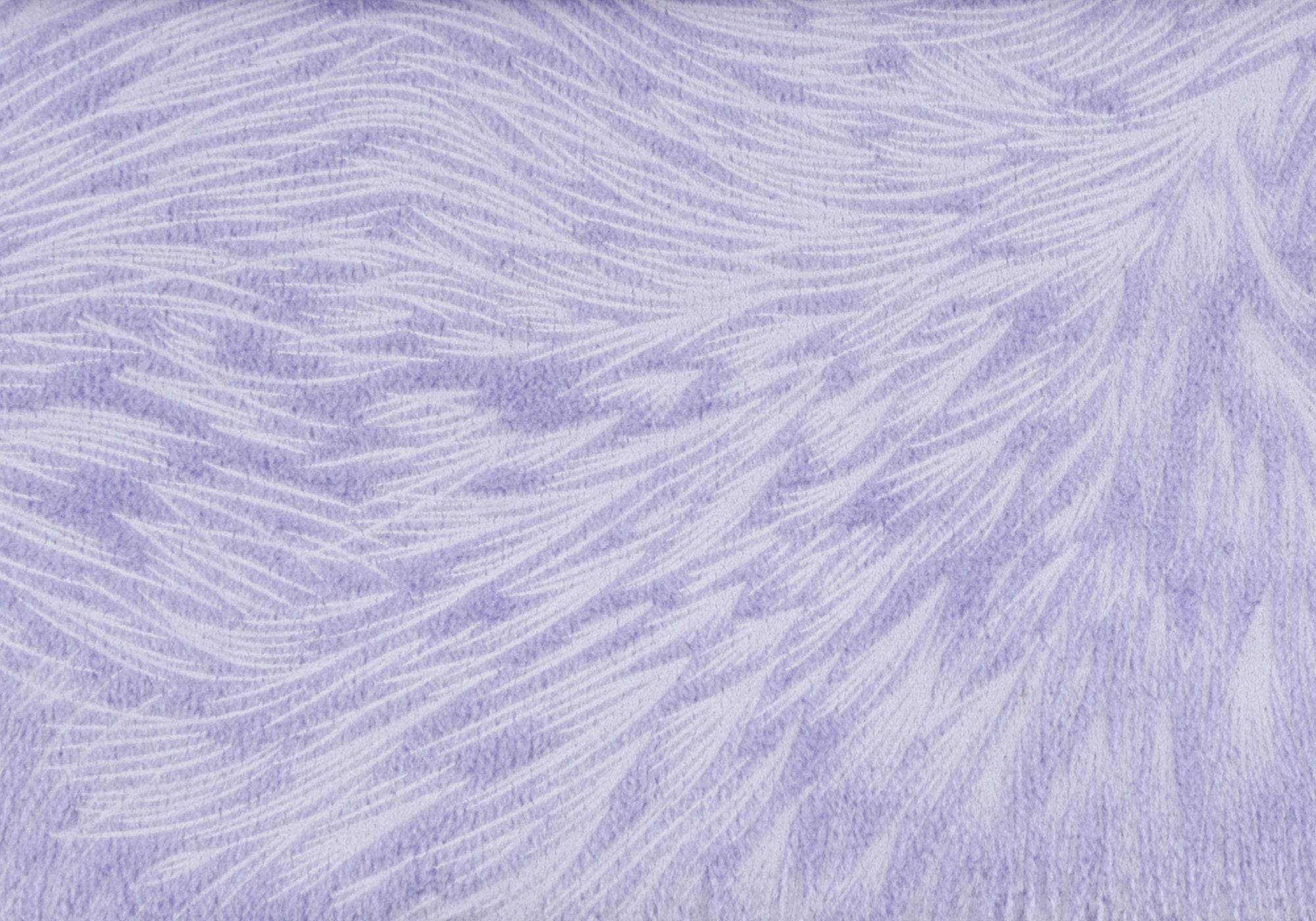 18" X 18" Purple Velvet Polyester Feather Zippered Pillow