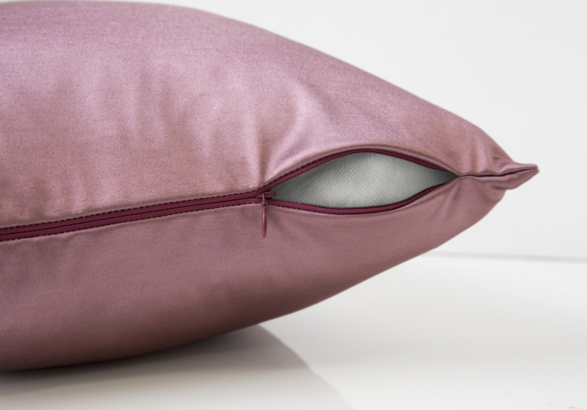 18" X 18" Pink Polyester Zippered Pillow