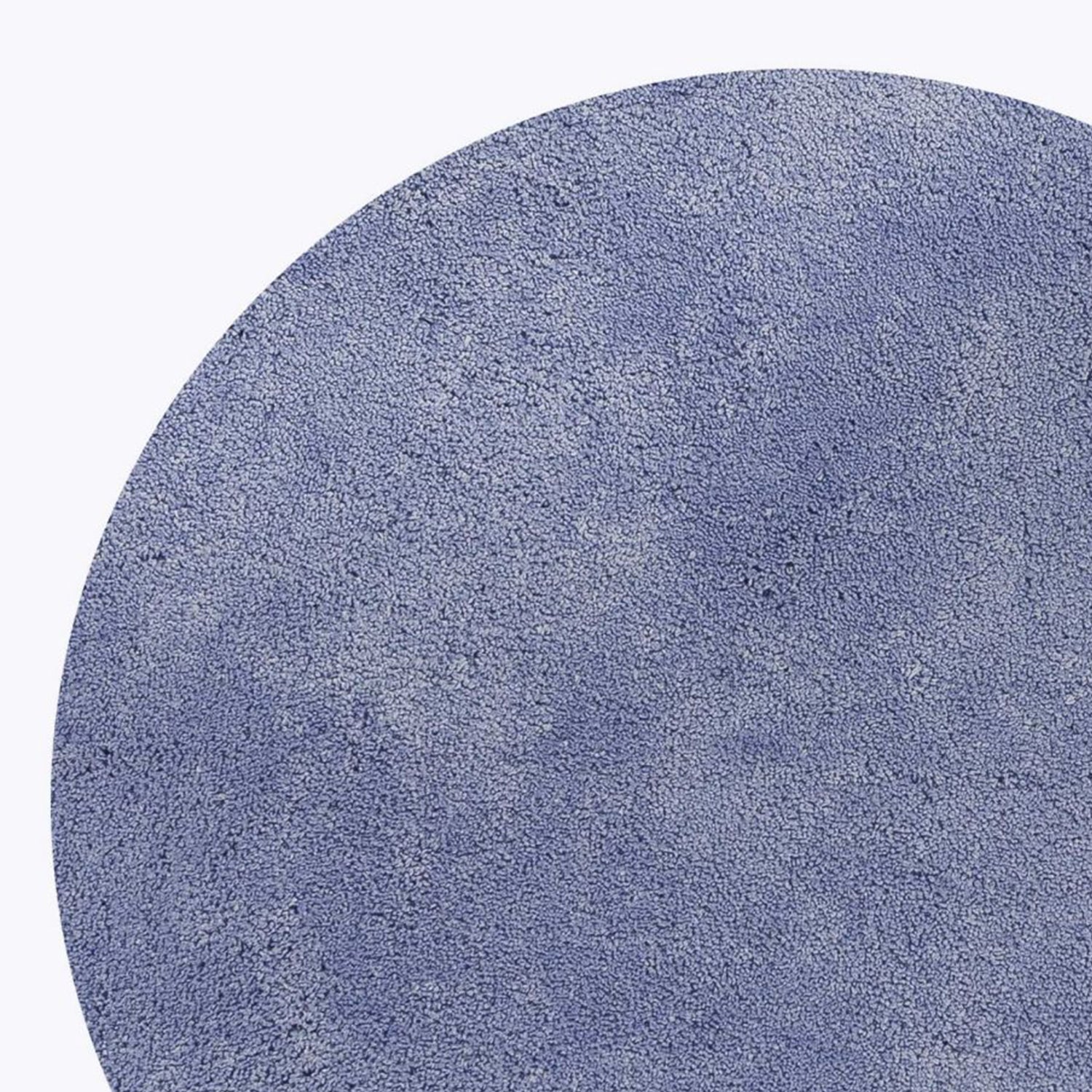 8' Round  Polyester Purple Area Rug