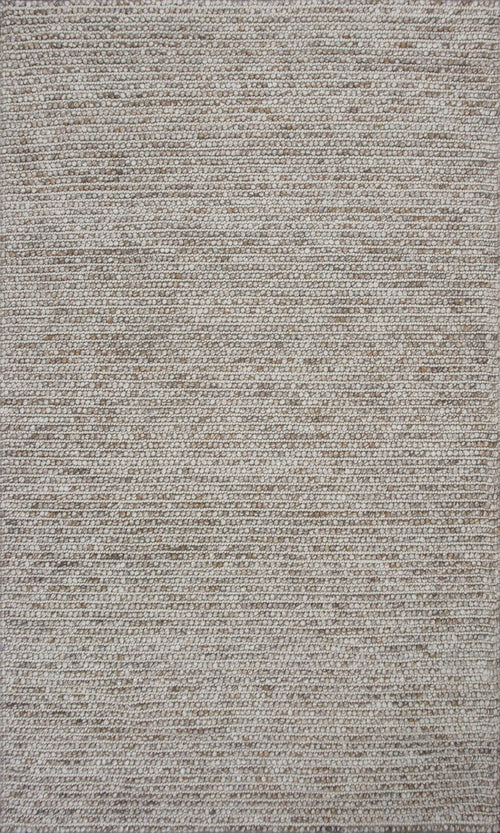 5' X 7'  Natural Wool Boucle Berber Style Area Rug