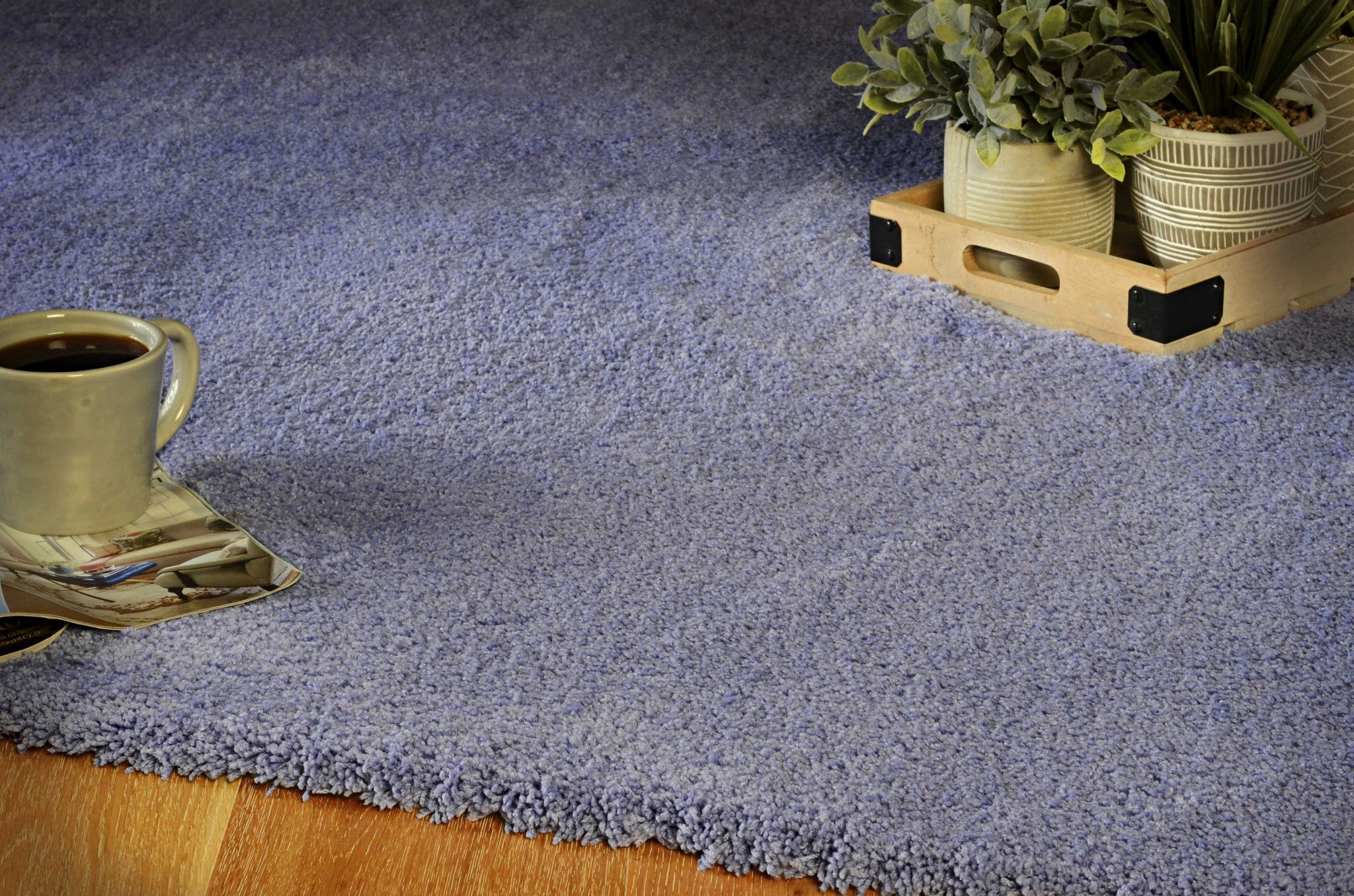 8'X10' Purple Indoor Shag Rug