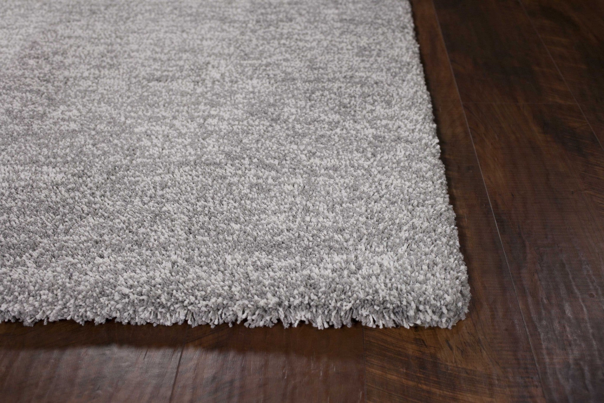 8' X 11'  Grey Heather Shag Area Rug