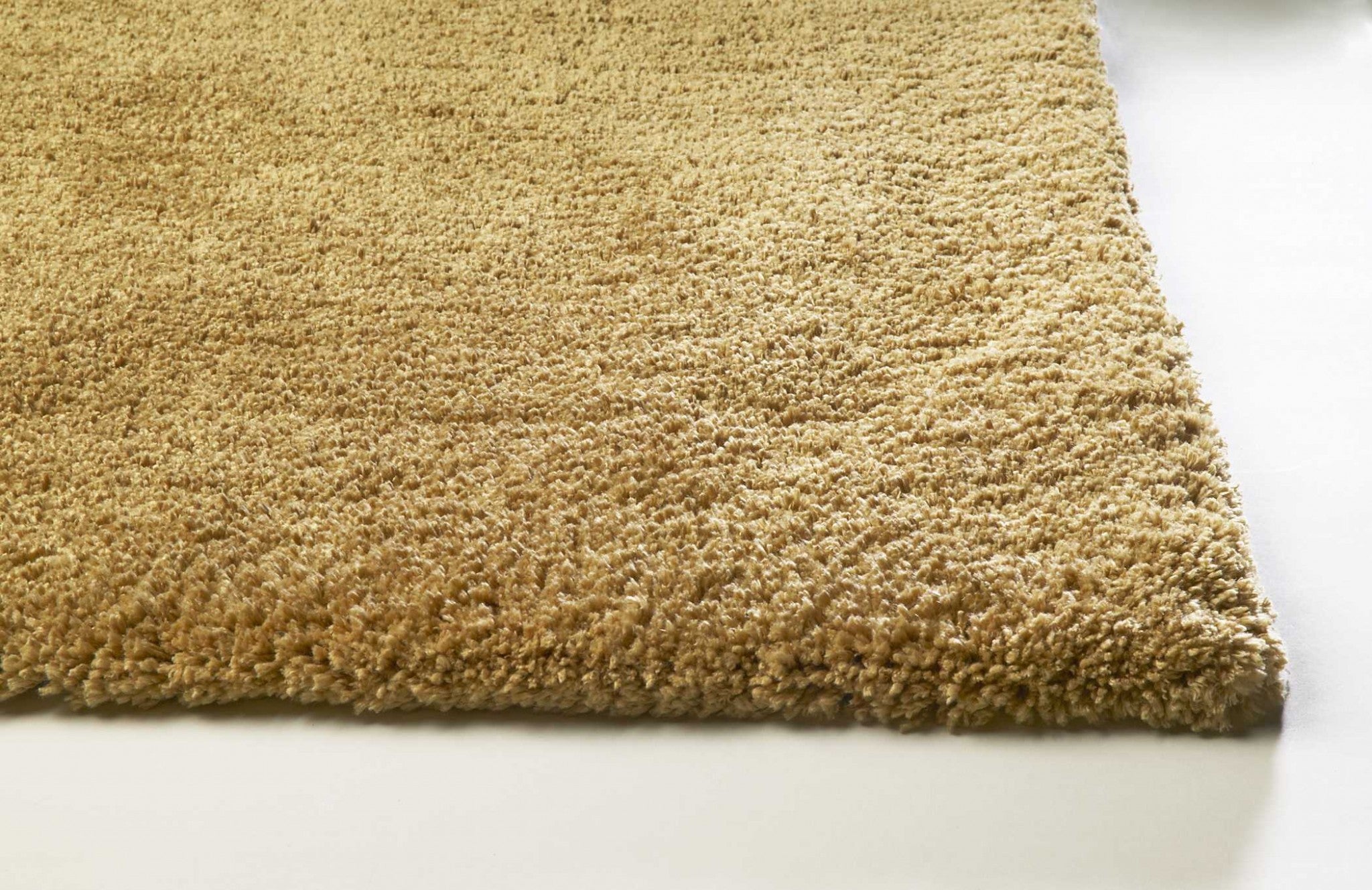 8'X11' Gold Indoor Shag Rug