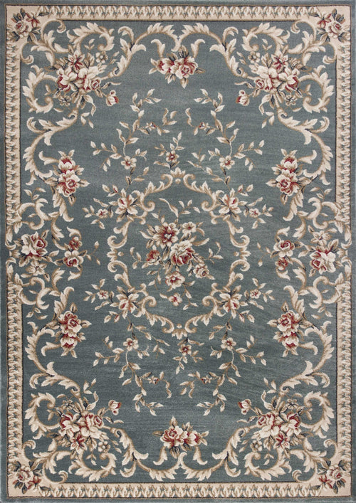 9' X 12'  Polypropylene Slate Blue Area Rug