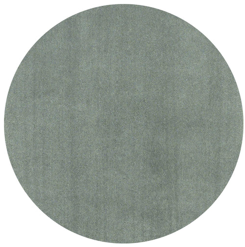 6' Slate Blue Round Indoor Shag Rug