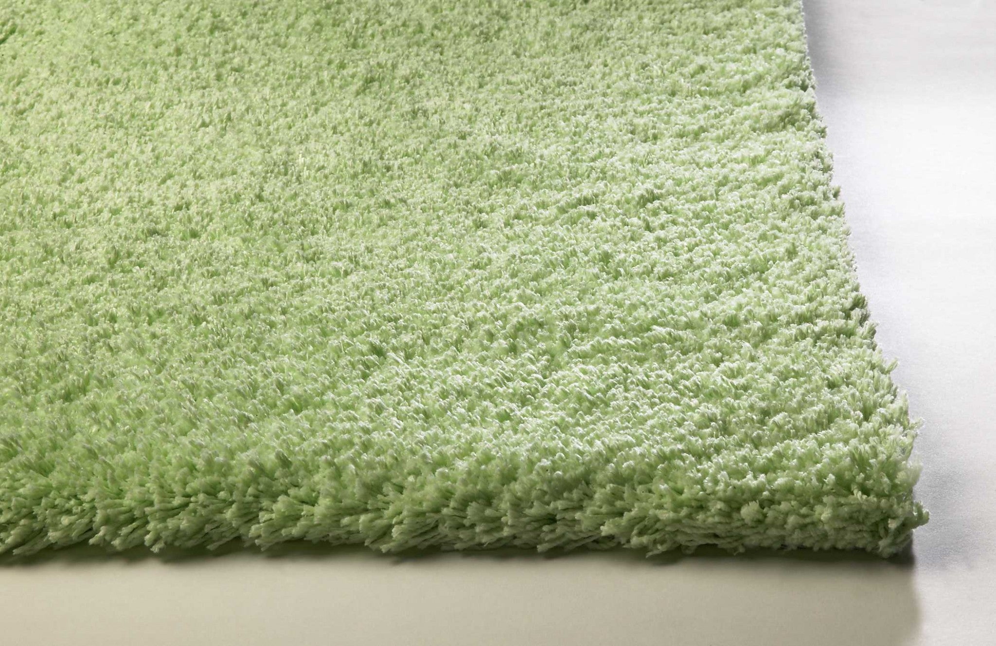 5'X7' Spearmint Green Indoor Shag Rug