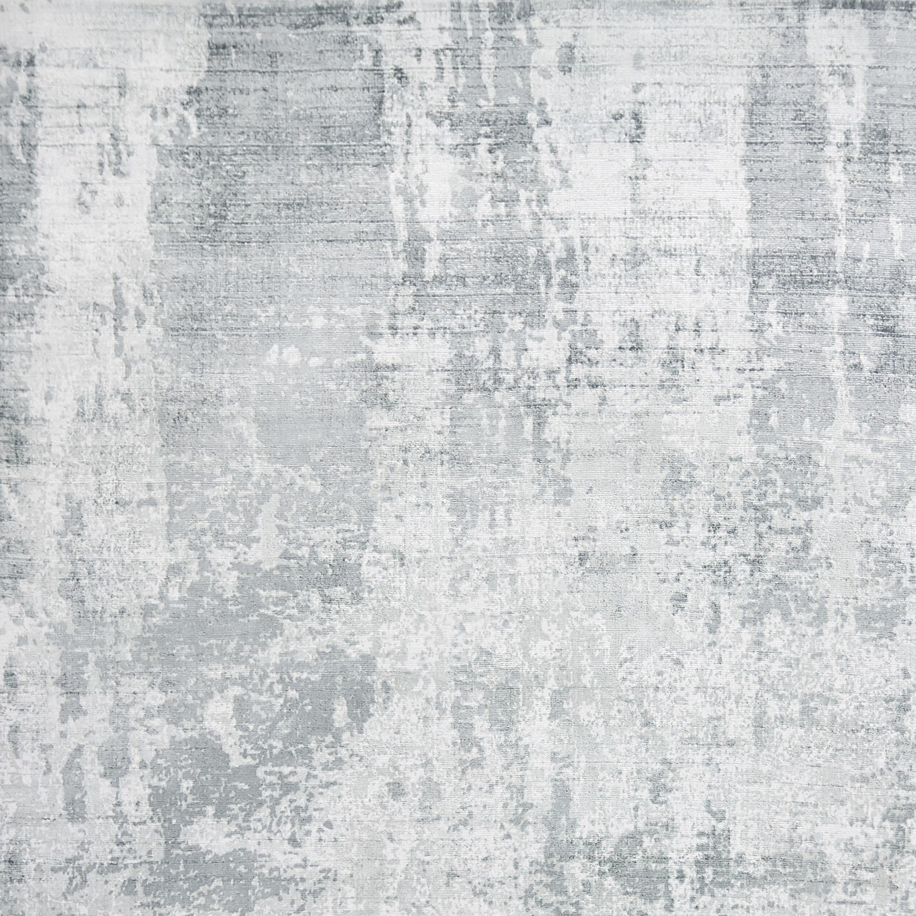 3'X5' Dew Grey Hand Loomed Abstract Brushstroke Indoor Area Rug