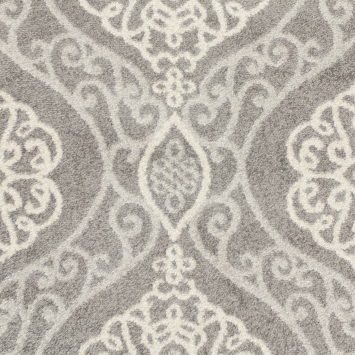 2' X 4' Silver Moroccan Indoor Outdoor Area Rug