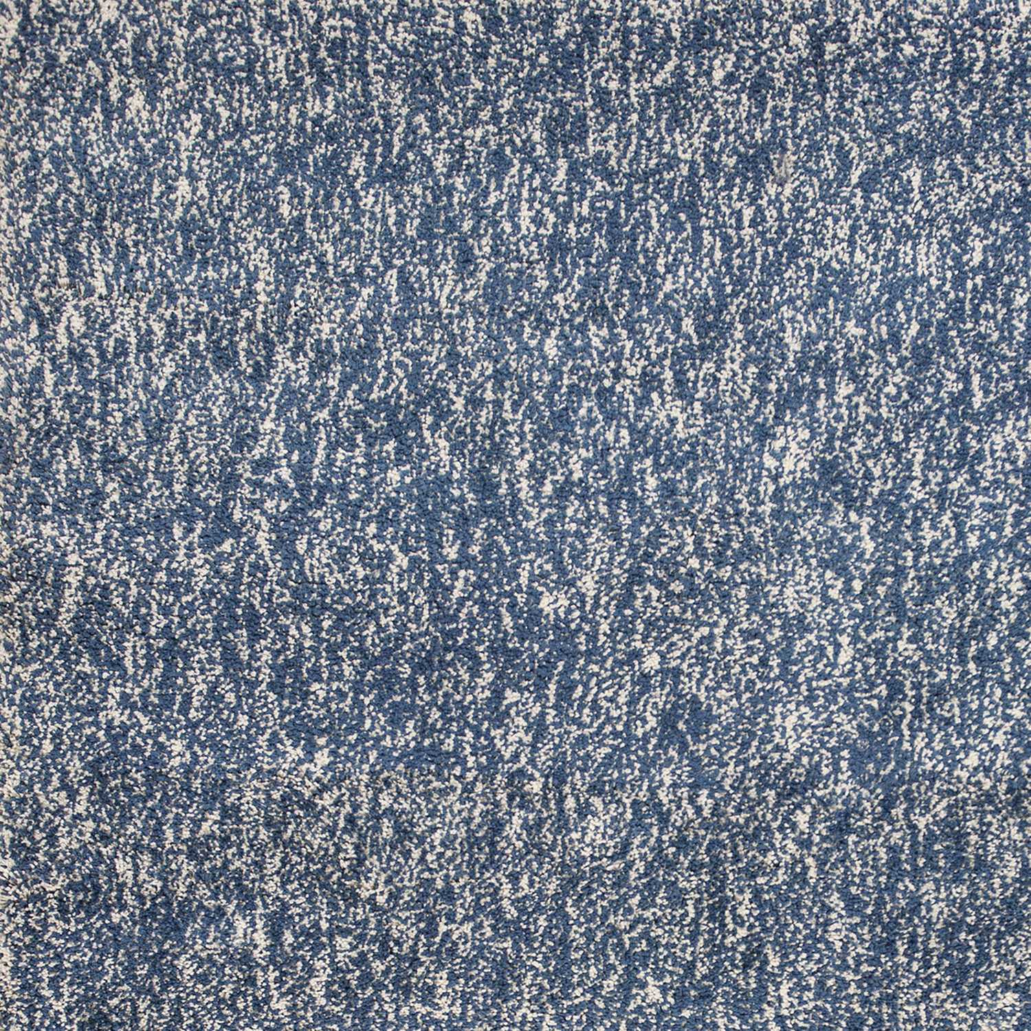 2'X4' Indigo Ivory Heather Indoor Shag Rug