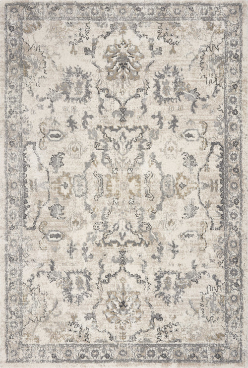 3' X 5' Ivory Vintage Area Rug