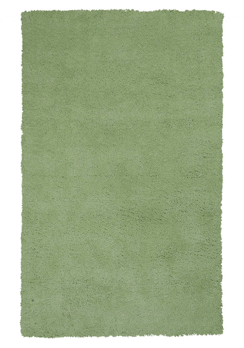 3'X5' Spearmint Green Indoor Shag Rug