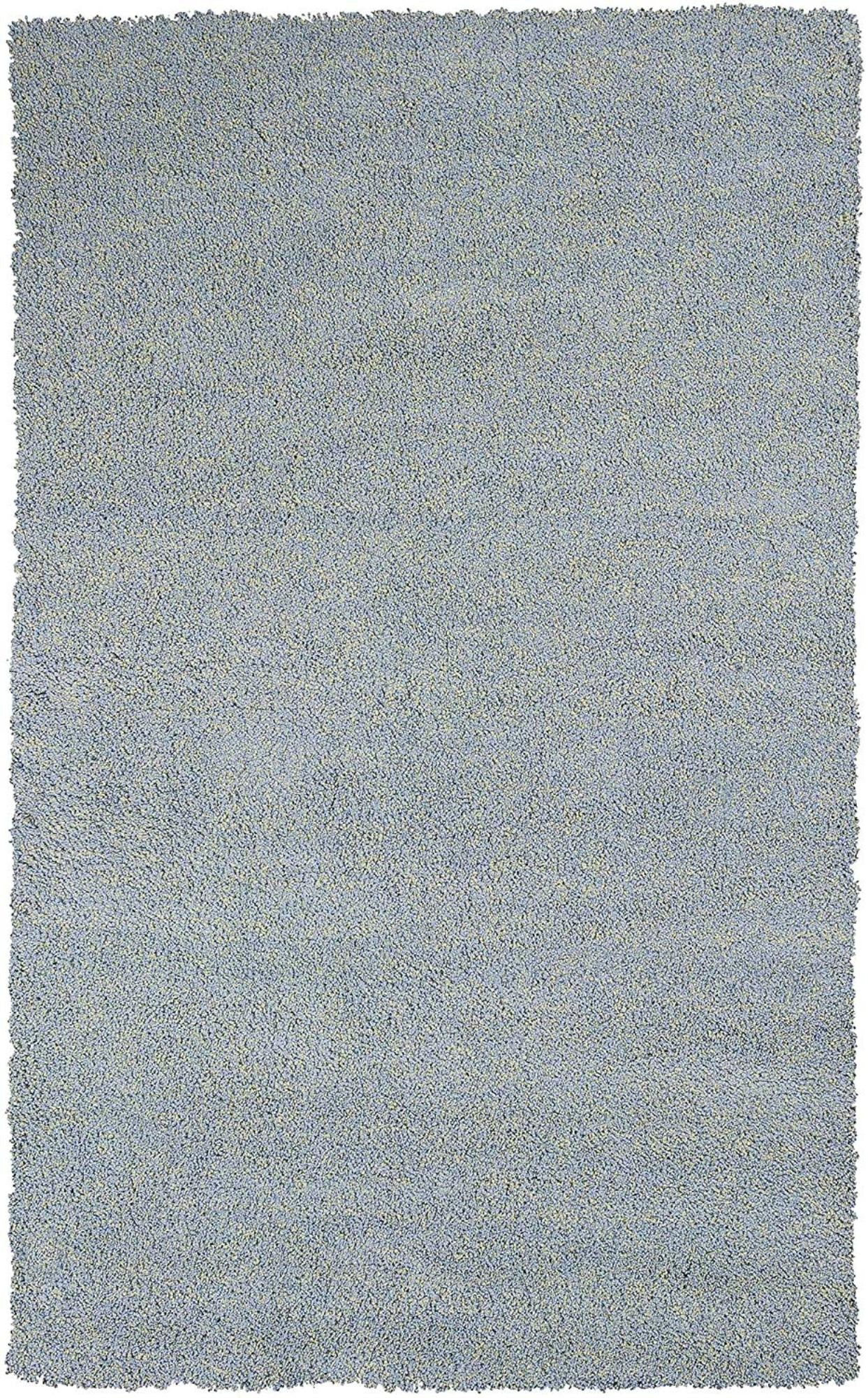 3' X 5' Blue Heather Plain Area Rug