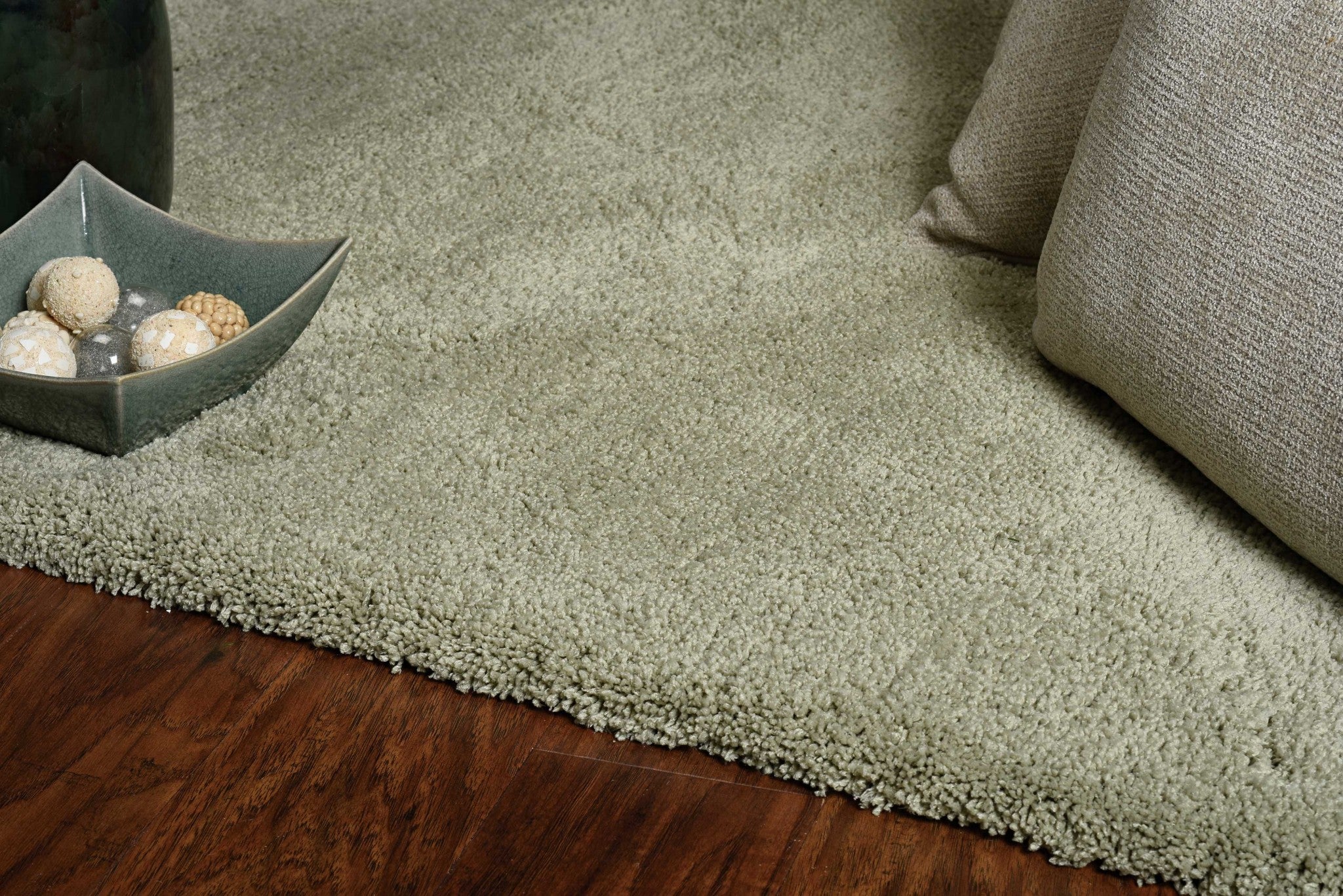 3'X5' Sage Green Indoor Shag Rug