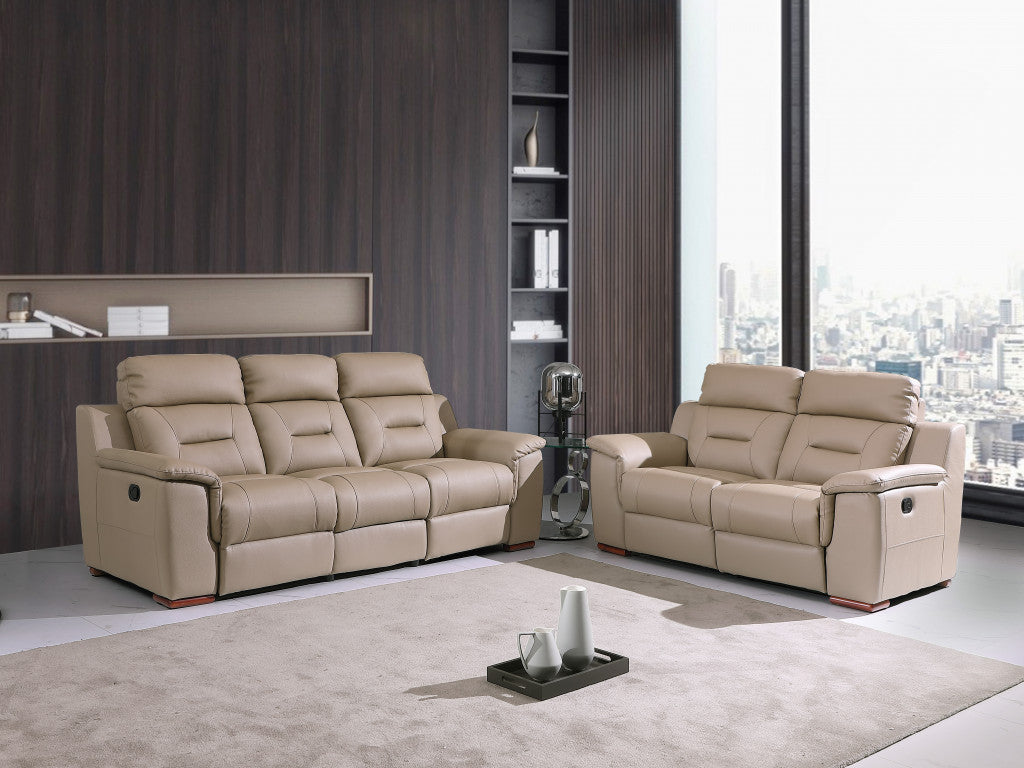 157" X 82" X 82" Beige Sofa Love