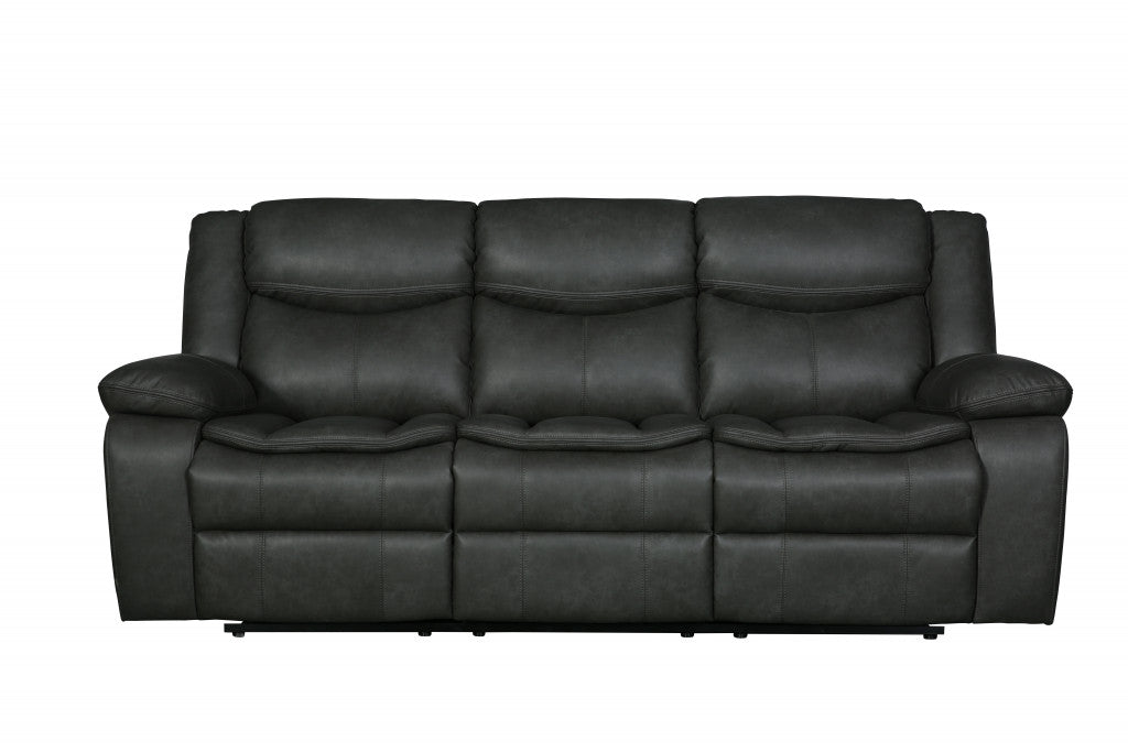 150" X 72" X 80" Gray  Sofa Love