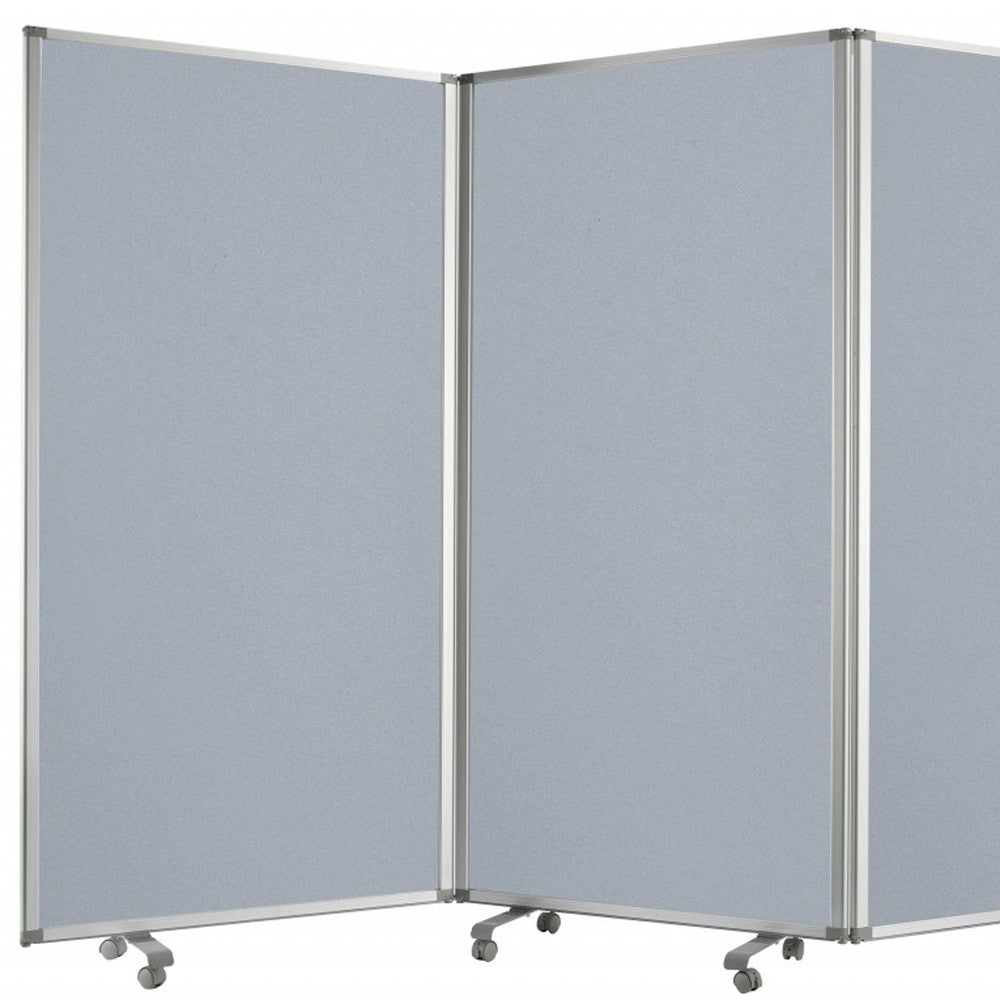 212 X 1 X 71 Metal Grey 6 Panel Screen