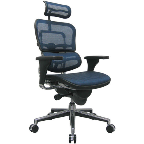 Green Swivel Adjustable Executive Chair Mesh Back Plastic Frame