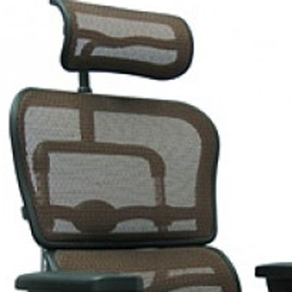 Green Swivel Adjustable Executive Chair Mesh Back Plastic Frame