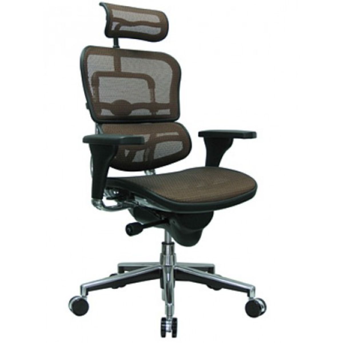 Green Swivel Adjustable Executive Chair Mesh Back Plastic Frame