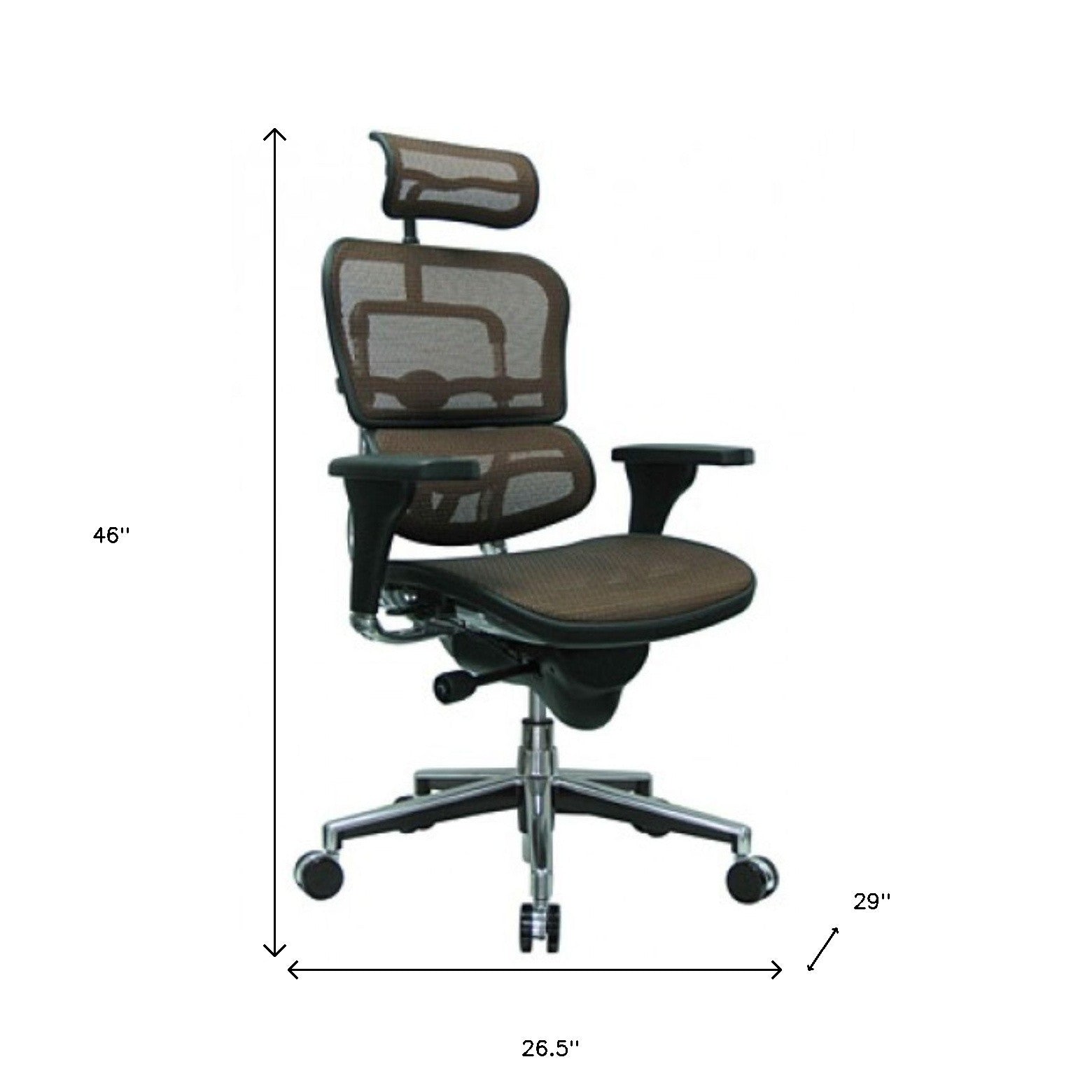 Green Swivel Adjustable Executive Chair Mesh Back Plastic Frame