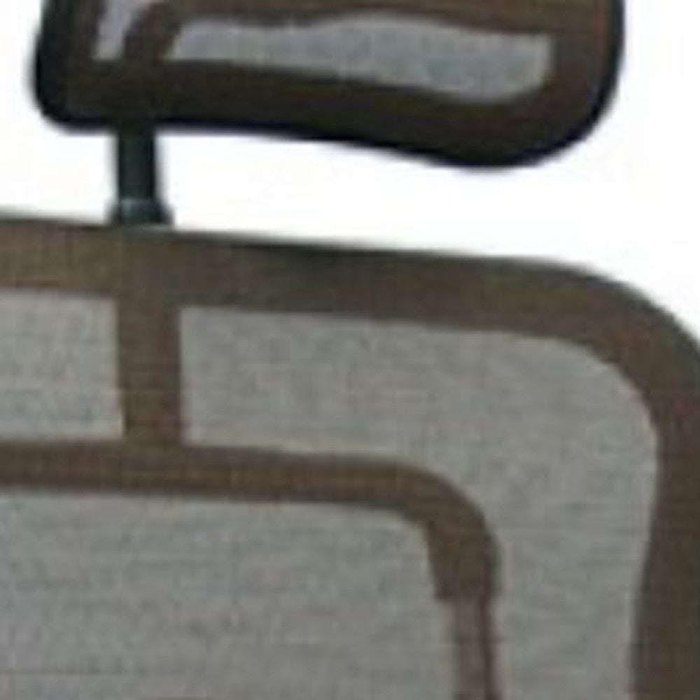 Green Swivel Adjustable Executive Chair Mesh Back Plastic Frame