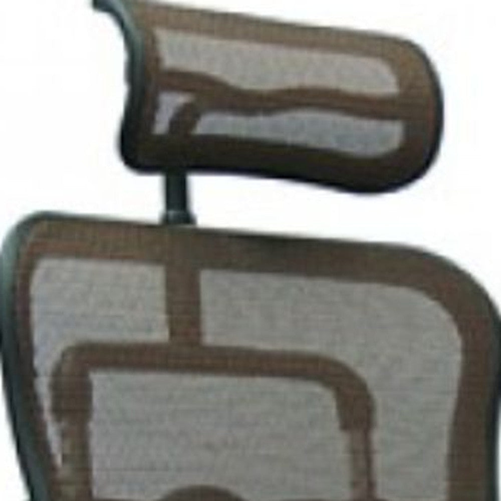 Green Swivel Adjustable Executive Chair Mesh Back Plastic Frame