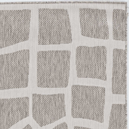 3' X 5' Ivory Or Grey Polypropylene Area Rug