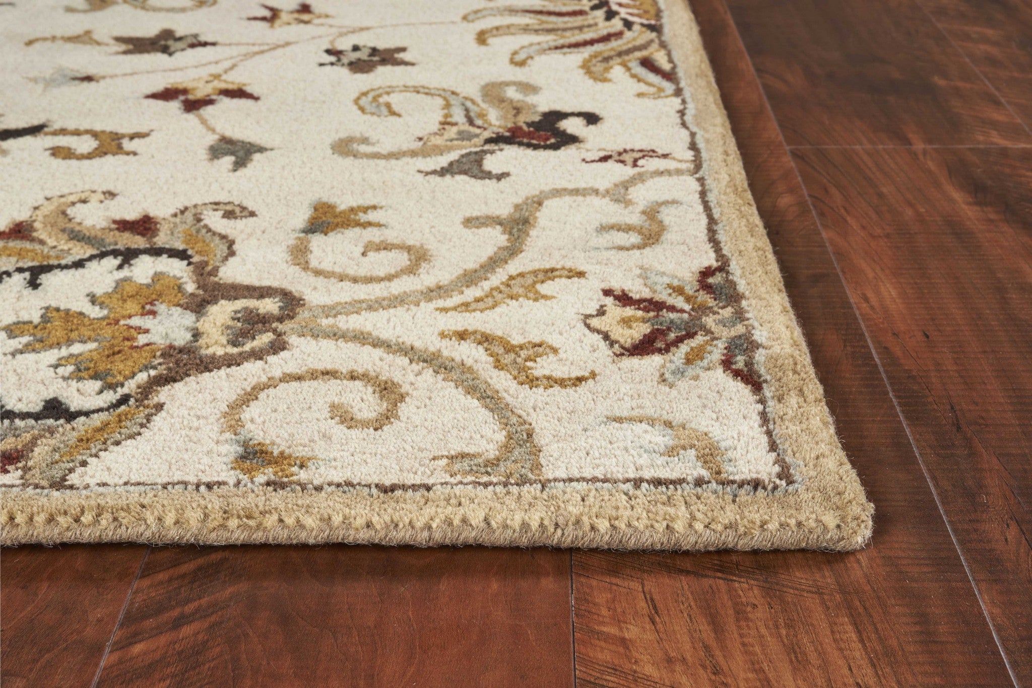 60 X 90 Ivory  Polyester Rug