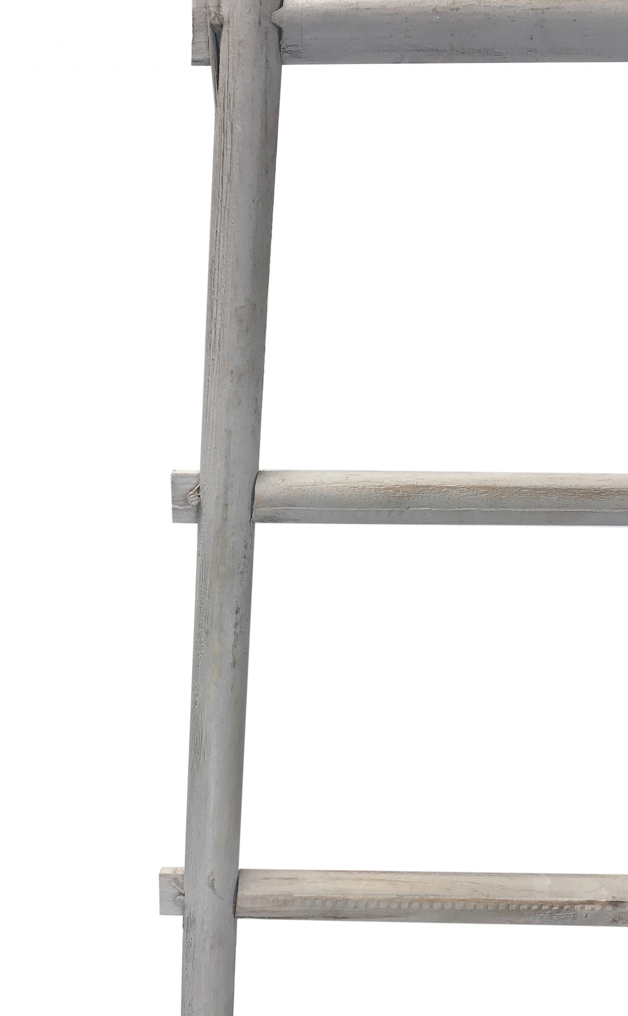 5 Step Grey Decorative Ladder Shelve