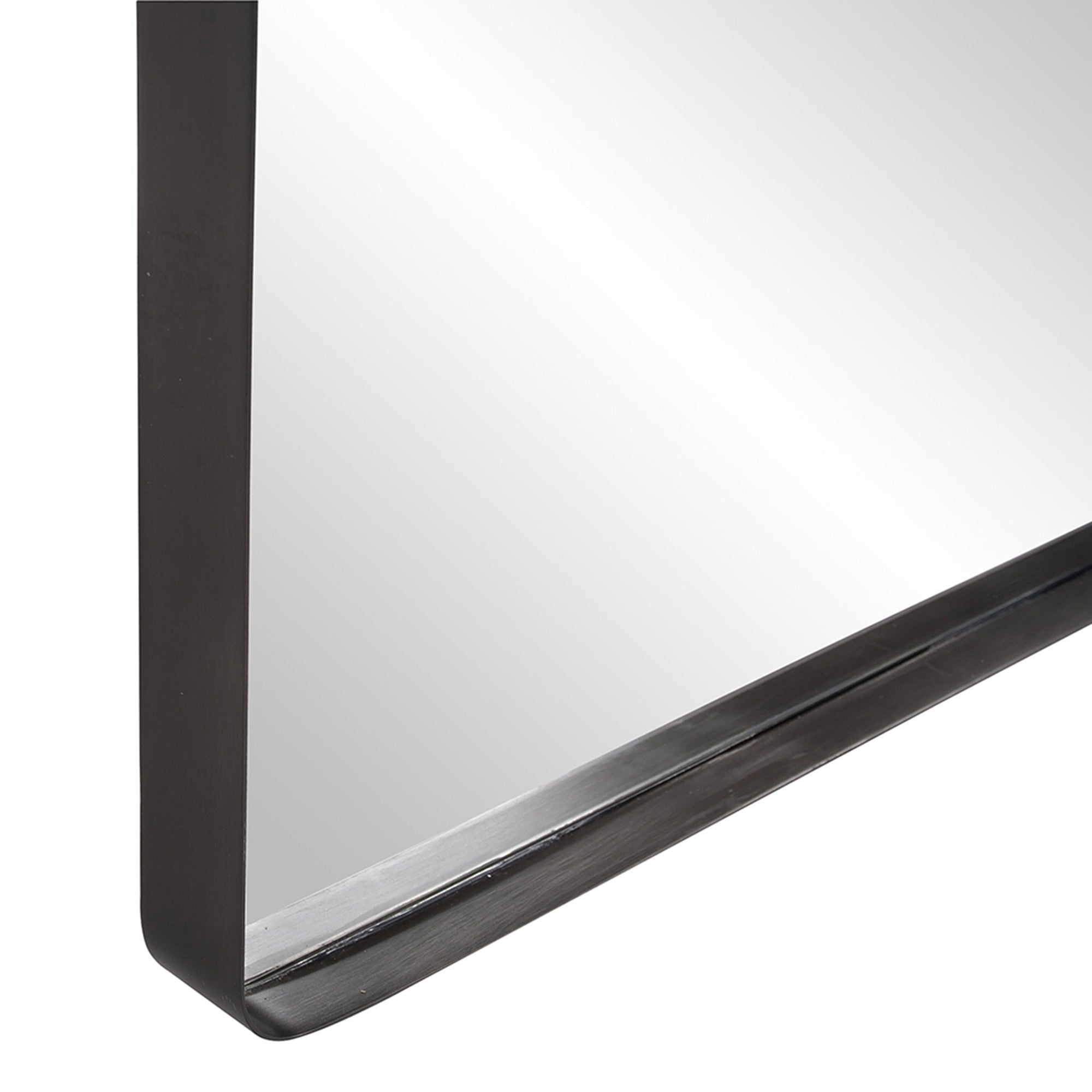 Rectangular Stainless Steel Frame With Brushed Black Finish