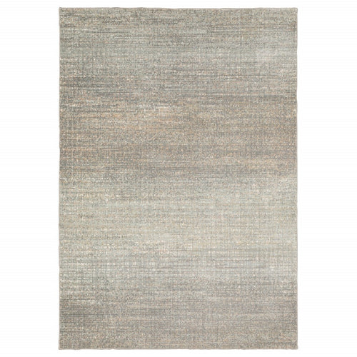 5' X 8' Gray Green Abstract Confetti Indoor Area Rug