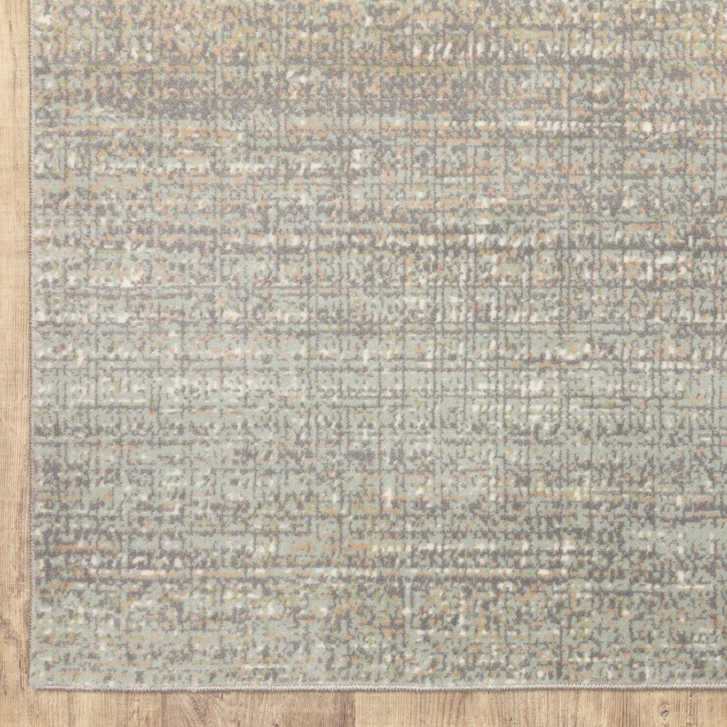 6' X 9' Gray Green Abstract Confetti Indoor Area Rug