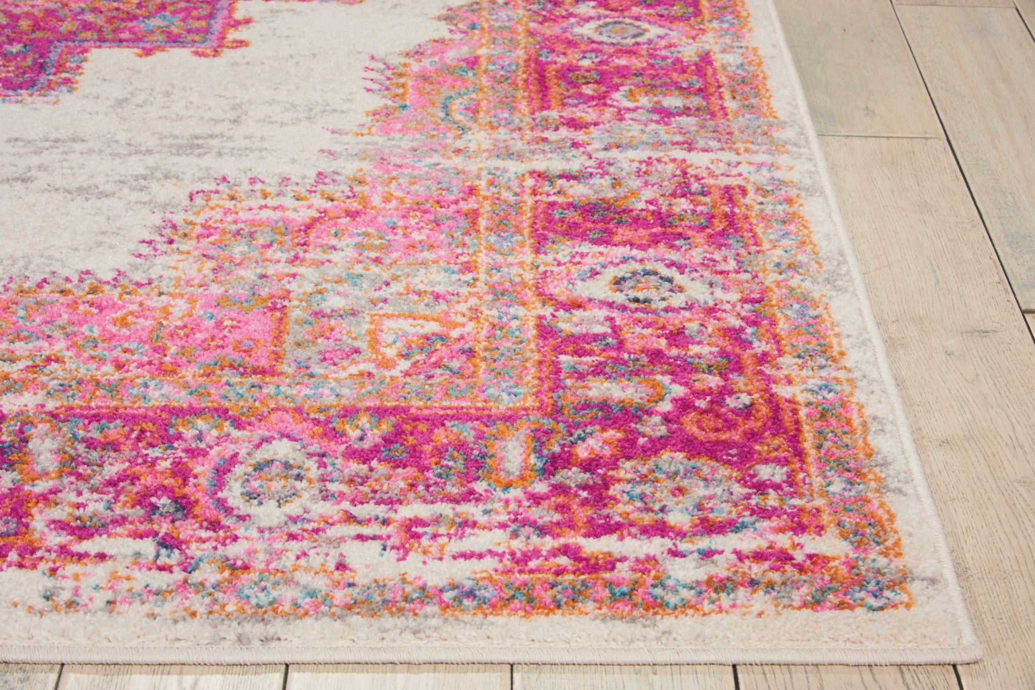 7' X 10' Fuchsia Power Loom Area Rug